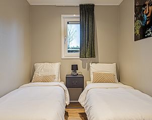 Gemtliches Schlafzimmer im Ferienhaus Belverdere fr 6 Personen in Beekbergen, Veluwe. Bequeme Betten und ruhige Atmosphre.