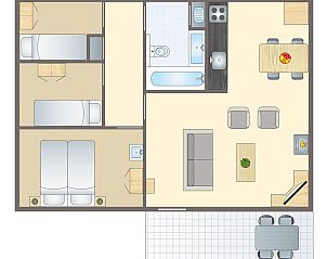 Verblijf 3201172 - Bungalow Veluwe - Heideheuvel | 4-persoons bungalow | 4B