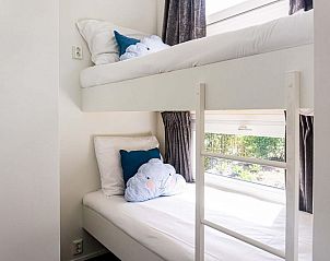 Kinderzimmer mit Etagenbetten in einer speziellen Eco-Ferienwohnung fr 6 Personen, Beekbergen, Veluwe.