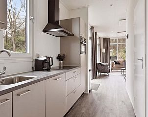 Stilvolle Kche im Modul Spezial Eco 6 Personen Ferienhaus, Beekbergen, Veluwe mit modernen Gerten.