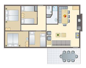 Heideheuvel 8-persoons bungalow 8C in Beekbergen, omgeven door Veluwse natuur.