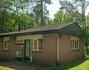 Plattegrond van Heideheuvel 4-persoons kinderbungalow in Beekbergen, Veluwe, Gelderland.
