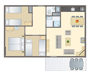 Heideheuvel bungalow in Beekbergen, Veluwe omringd door groene natuur.