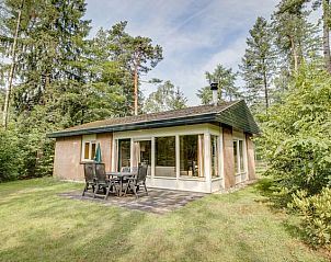 Terras van Heideheuvel 6-persoons bungalow met tuin in Beekbergen, Veluwe.