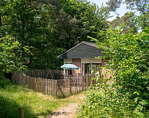 Gezellige woonkamer met open haard in Heideheuvel bungalow, Beekbergen, Veluwe, Gelderland.