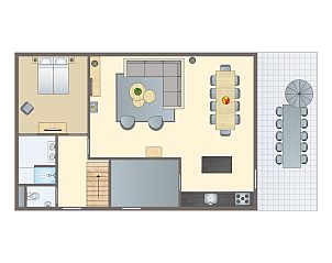 Geniet van de sauna in Heideheuvel 10-persoons bungalow in Beekbergen, Veluwe, Gelderland.