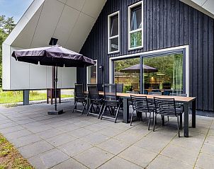 Plattegrond bovenverdieping van Heideheuvel 10-persoons bungalow, Beekbergen, Veluwe.