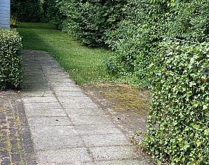 Veranda van Huisje in Ede, Veluwe, Gelderland met uitzicht op de serene natuur.