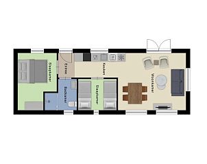 Unterkunft 3206123 - Ferienhaus Veluwe - Module Wood 4 personen Wellness (Hottub)