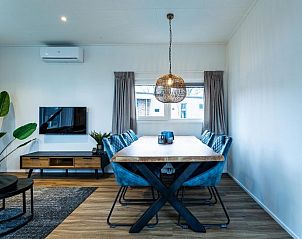 Ruime eetkamer in Module Special 6 personen, vakantiehuis in Ede Veluwe.