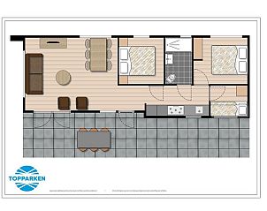 Plattegrond van Module Special 6 personen in Ede Veluwe, Gelderland.