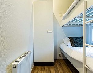 Bunk bed in child-friendly room of Module Special 6 persons Wellness in Ede, Veluwe.