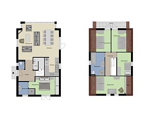 Guest house 3206185 - Holiday property Veluwe - Finse villa 10 personen