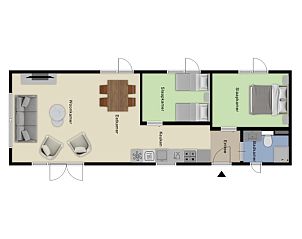 Guest house 3206191 - Holiday property Veluwe - Module Flat Roof 4 personen