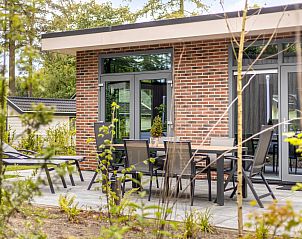 Ontspan op het terras van Module Limited Edition, gelegen in de natuurrijke omgeving van Ede, Veluwe, Gelderland.