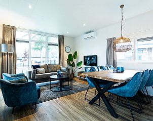 Stijlvolle binnenruimte van Module Limited Edition, een luxe vakantiewoning in Ede, Veluwe, Gelderland.