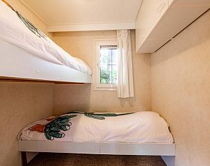 Knusse kinderkamer met stapelbed in Holiday Home 4 personen in Ede, Veluwe, Gelderland.