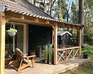 Veranda of Cottage in Emst, vacation home in Veluwe, Gelderland.