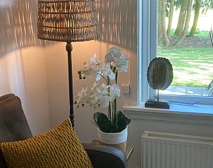 Details van de woonkamer in Vakantiehuisje in Emst, Veluwe, Gelderland.