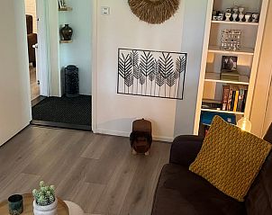 Knusse leeshoek in Vakantiehuisje in Emst, Veluwe, Gelderland.