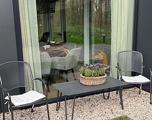 Gezellig terras met uitzicht bij Huisje in Ermelo Staverden, vakantiewoning in Ermelo