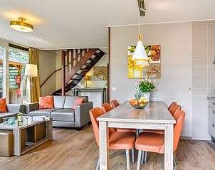 Buitenkeuken met barbecue in Miggelenberg 6-persoons bungalow 6CE1, Hoenderloo, Veluwe.