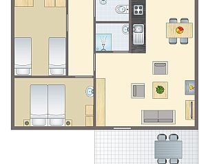 Verblijf 3211129 - Bungalow Veluwe - Miggelenberg | 4-persoons hondenbungalow | 4CD