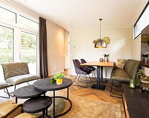 Eethoek in Silva 4 personen Wellness vakantiehuis, Garderen, Veluwe, ideaal voor gezellige maaltijden.