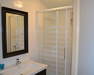 Stijlvolle doucheruimte in Vakantiehuis in Elspeet op de Veluwe.