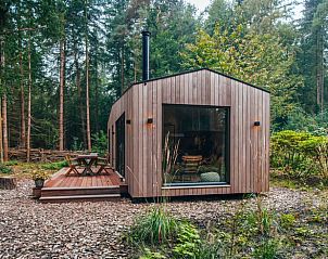 Gezellige veranda bij Vakantiehuis in 't Harde, Veluwe, Gelderland.