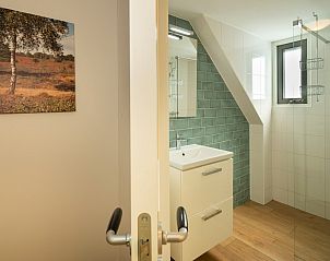 Bathroom with natural light in Holiday home Sprielderbosch 14 't Sprielderhof, Veluwe.