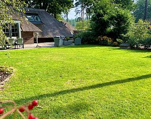 Gepflegter Garten und Terrasse im Ferienhaus Sprielderbosch 23 De Zwijnenstal, Ferienhaus an der Veluwe in Putten.