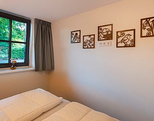 Detail des Schlafzimmers in Ferienhaus Sprielderbosch 23 De Zwijnenstal, Ferienhaus an der Veluwe in Putten.