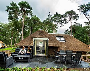 Veranda of Holiday home Sprielderbosch 24 'Rijckholt' in the Veluwe with comfortable seating.