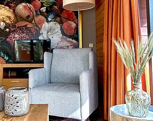 Detail of the cozy living room in Holiday home in Voorthuizen, Veluwe.