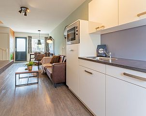 Moderne keuken in Pimpelmees vakantiehuis in Hulshorst, Veluwe met alle gemakken voorzien.