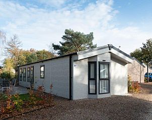 Berkel 2+2 Ferienhaus in Otterlo, Veluwe, Gelderland, mit sonniger Terrasse und umgeben von Natur.