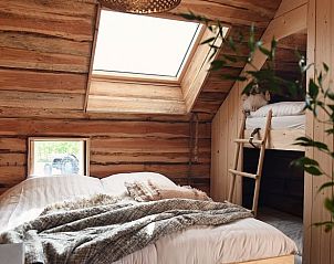 Gezellige slaapkamer in Huisje in Oosterwolde, bed and breakfast op de Veluwe, Gelderland.