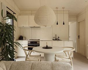 Modern kitchen in Cottage in Nunspeet, ideal for a stay in Gelderland.