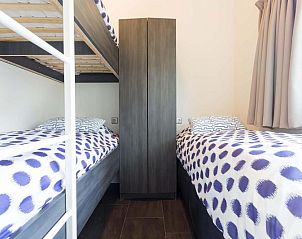 Gezellige kinderkamer met stapelbed in Module II 5 personen Wellness, Lunteren, Veluwe.