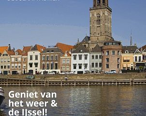 Uitzicht op de IJssel vanuit de Slaapfabriek, Teuge, Gelderland.