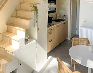 Moderne keuken in Vakantiehuisje in Lieren, Veluwe, Gelderland.