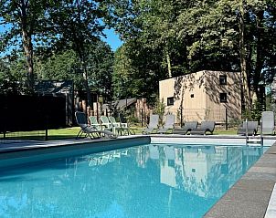 Zwembad bij Vakantiehuisje in Lieren, Veluwe, Gelderland.