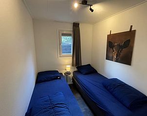 Tweede slaapkamer in Huisje in Lieren met comfortabele bedden, Veluwe, Gelderland.