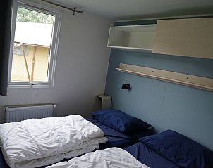 Comfortabele slaapkamer in Huisje in Lieren, vakantiehuis op de Veluwe in Gelderland.