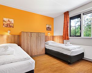 Interieur van de sauna in Coldenhove bungalow, Eerbeek, Veluwe.