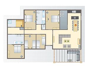 Guest house 326029 • Bungalow Veluwe • Coldenhove | 10-persoons bungalow | 10EL 