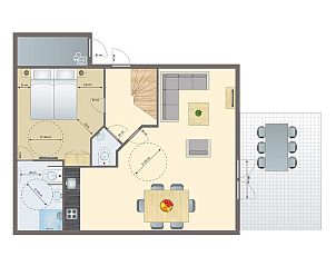 Guest house 326031 • Bungalow Veluwe • Coldenhove | 6-persoons bungalow - Breed toegankelijk | 6LT1 
