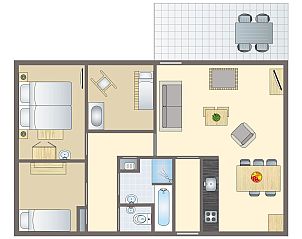 Guest house 326038 • Bungalow Veluwe • Coldenhove | 4-persoons babybungalow | 4CN 