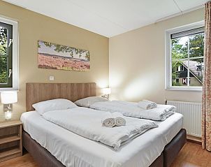 Gezellige slaapkamer op zolder in Coldenhove 8-persoons bungalow, Eerbeek, Veluwe, Gelderland.